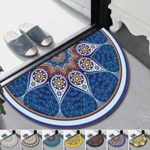 Bestenrose Thảm Hình Bán Nguyệt Thảm Trải Sàn Thảm Sàn Nhà Vệ Sinh Phòng Tắm Phòng Ngủ Lối Vào Cửa Thảm Sàn Nhà Chống Trượt Bohemia