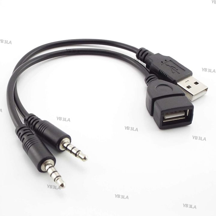 pole stereo Jack Male to USB Type A male female Audio