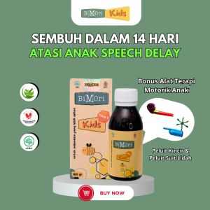 PROMO!!!! ( Terlaris )BIMORI KIDS Obat Untuk Speech Delay Vitamin Otak Anak Terlambat Bicara ADHD Autis Autisme Hiperaktif