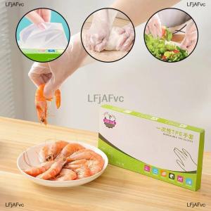 [COD] LFjAFvc 60pcs box Latex Free Gloves TPE Disposable Gloves Transparent Non-Slip Acid Work Safety Food Grade Household Cleaning Gloves