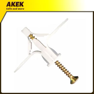 50pcs Self Drilling Hardware Professional With Screws Expansion High Strength Wall Manual Tool Home Metal Pierced Drywall Anchor Kit