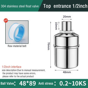 Automatic Water Level Pelampung kran keran Air otomatis 1/2" inch tandon murah model horizontal vertikal