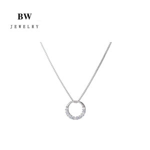 BWjewerly สร้อยคอแหวน ทันสมัยและเรียบง่าย สร้อยคอของผู้หญิง สร้อยคอกระดูกไหปลาร้า