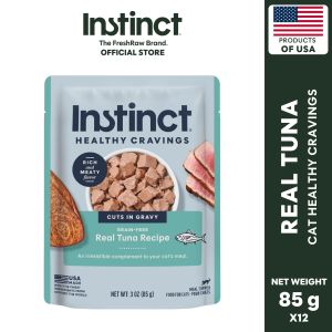 [Pre-order] Instinct Cat Healthy Cravings Grain Free Wet Cat Food Topper Chicken Salmon Rabbit Tuna Duck 12pcs [85gx12]