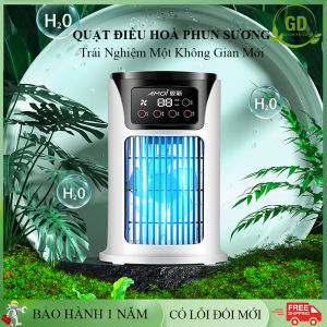 Quạt hơi nước phun sương mini kết hợp đèn ngủ để bàn văn phòng điều hoà lọc không khí kết nối bằng sạc USB cắm máy tính sạc dự phòng. Bảo hành 12 tháng đổi mới trong 7 ngày đầu nếu sản phẩm có lỗi.