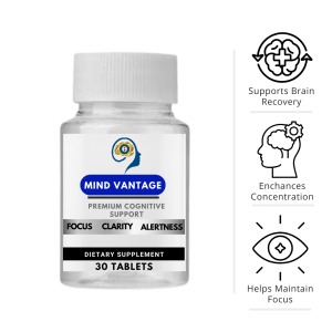 Mind Vantage Advanced Brain Support Supplement - Boost Memory Focus and Mental Clarity