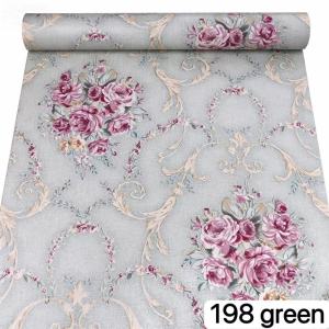 Vintage Rose Wallpaper Self Adhesive 10m*45cm Flower Design Waterproof PVC Wall Sticker Home Decor
