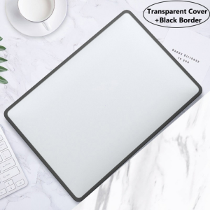 Ốp laptop Cứng Viền Dẻo Trong Suốt TPU Edge + PC Case for Apple Macbook Air 13 A2337 M1 15.3 13.6 M2 vỏ bảo vệ Pro 13 14