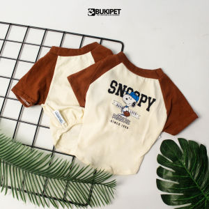 Baju Kucing Anjing Cewek Laki-laki Lucu Murah Gratis Ongkir 3 pcs 5 Ribu - Bukipet Tee Snoopy Peanuts Series