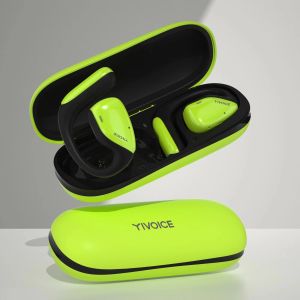 YIVOICE S911 APP Smart OWS Sports Headphones (Lime Green)