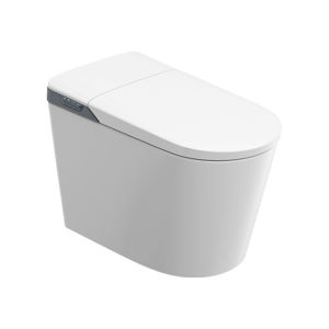 AQUATIZ Smart Toilet For Home Full-Automatic Toilet Bowl 4 Flushing modes Leg Sensor Fush Multiple Water Channels For Mixed Flushing Reduced Flushing Noise Warm Seat Function AQ171