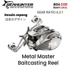 SEAHUNTER MATEL MASTER Reel Pancing Baitcasting SW Laut 7.2:1 Gear Ratio 5+1 BB Ball bearing Bait clickers 5KG Max Drag 148g Reel BC for Saltwater Freshwater Casting Gulungan Pancing Reels BC Kiri/Kanan #RYOBISEASIR