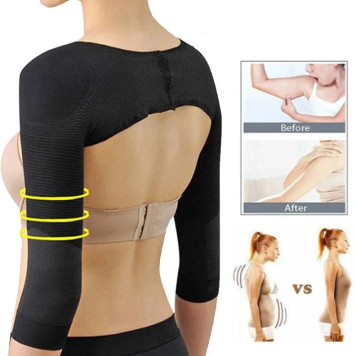 Women's shaperwear Butterfly Sleeves Shoulder Pads Liposuction
