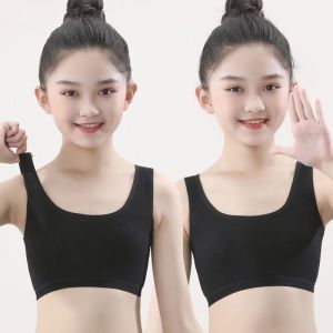 Áo Lót Bé Gái Cotton Từ 20 Đến 40kg Không Mút Thiết Kế Đơn Giản Co Giãn 4 Chiều Siêu Cute