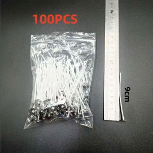 100PCS Sumbu Lilin Aromaterapi Cotton Candle Wick Wicks Waxed Cotton DIY