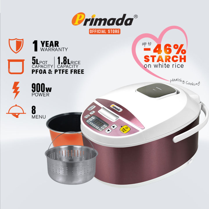 Primada Desugar Smart Rice Cooker PSC50D Lazada