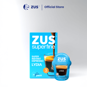 ZUS® Superfine - Freeze Dried Instant Espresso Portable Coffee - Lydia Blend - Sachets