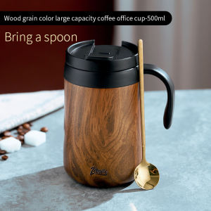 BINCOO Coffee Mug 304 Stainless Steel Thermal and Cold Insulation Tea Cup American Latte Cup Large-Capacity for Home and Office 350ML/500ML