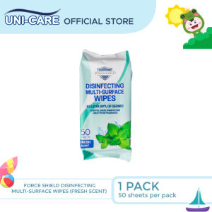 Forceshield Fresh Scent Disinfecting Multi-Surface Wipes 50s Pack of 1