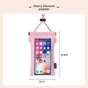 The mobile phone waterproof bag with a high-end touch screen transparent rider waterproof case rain rafting swimming anti-drop and anti-loss and storage