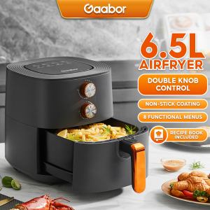 Gaabor Air Fryer 6.5L Digital Visible Window Hot Oven Oilless Healthy Cooker 8 Preset Menus