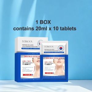 Collagen Neck Mask 10pcs Anti Aging Firming Neck Lines Moisturizing Whitening Remove neck lines