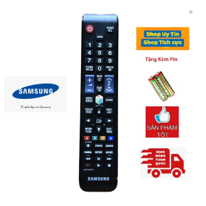 Điều khiển cho TV Samsung internet AA59-00797A chính hãng  - Remote dùng cho TV Saầmsung internet chính hãng - Đầu bấm từ xa cho TV Samsung internet chính hãng - tặng kèm pin