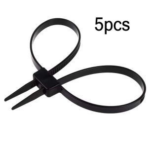 5pcs 12x700mm Nylon Double Lock Zip Ties Heavy Duty Double Head Self-Locking Cable Ties