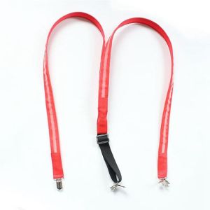 TIMIA Punk Elastic For Men Party Performance Props Strap Clip For Women Cosplay Costume Supplies Glow In The Dark LED Suspenders Clips Hanging Pants Clip Tie Suspenders Set Luminous Bow Tie