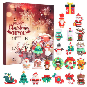 Advent Calendar 2026 24 Varieties Christmas Countdown Calendar Xmas Miniature Set Christmas Surprise Party Favors Christmas Blind Boxes