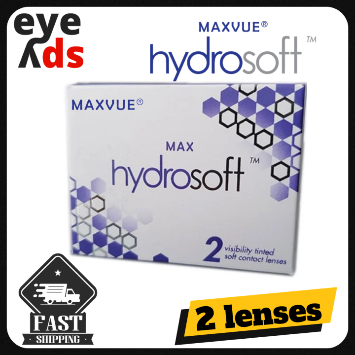 Maxvue Hydrosoft Monthly Disposable Contact Lenses [2 Lenses / Box ...