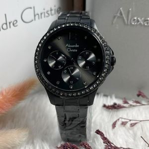 (BISA COD) Jam Tangan Wanita Alexandre Christie AC 2768 AC2768 Original Garansi Resmi 1 Tahun - Stainless Steel