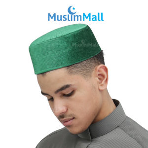 Peci Chechen Velveteen Bahan Beludru Kaku Berkualitas - The Kufi