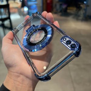 Case for vivo y91c vivo y1s vivo y93 phone casing Softcase Silicone shockproof Cover new design aesthetic Clear with holder SJXWXZJ01