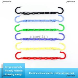 [COD] jiameitan Space Saving Storage Hangers Multifunction Plastic Clothes Racks Rotary Organizer Hangers 5 Hole Magic Closet Wardrobe Organizer