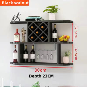 Wine rack Wine cabinet storage rack Modern simple wall hanging living room wall decorative rack Creative