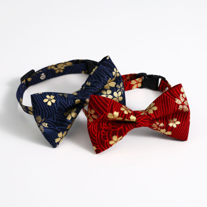 chinese collar with bow tie