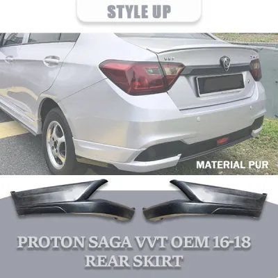 PROTON SAGA VVT 16-18 OEM REAR SKIRT PU MATERIAL PUR WITHOUT PAINT