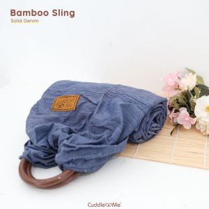 Cuddleme Bamboo Sling Gendongan Bayi Samping Ringsling Kain Jarik Praktis