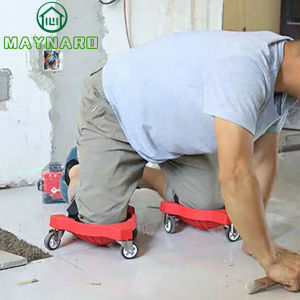 2 PCS Pack Sliding kneepads Rolling kneepads Carpentry universal wheels Mobile kneeling pads are easy to move to protect the knees suitable for pasting tiles boards floor tiles beautiful seams carpets brushing low places etc