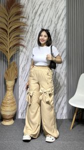CRS - IZZY RIBBON PANTS / CELANA KULOT PITA COQUETTE