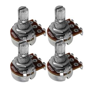 Mini Potentiometers Guitar Pots A500K/A250K/B500K Long / Short Shaft Choose Electric Guitar Parts