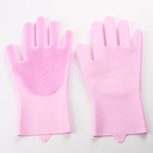 Silicone Pet Bath Gloves Dogs&Cats Massage Soft Waterproof SPA 宠物洗澡手套狗狗猫咪洗澡神器防抓防咬泰迪金毛搓澡加长洁刷子