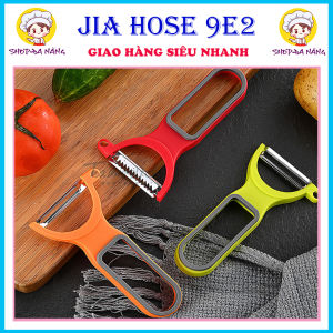 Bộ gọt vỏ trái cây rau củ đa năng 3 trong 1 tiện dụng thiết kế thông minh lưỡi inox JIA HOSE