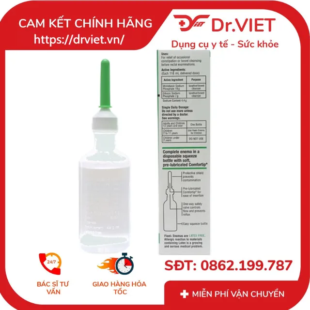 Dung dịch bơm trực tràng Fleet Enema chai 133ml [CHÍNH HÃNG]- Dung dịch ...