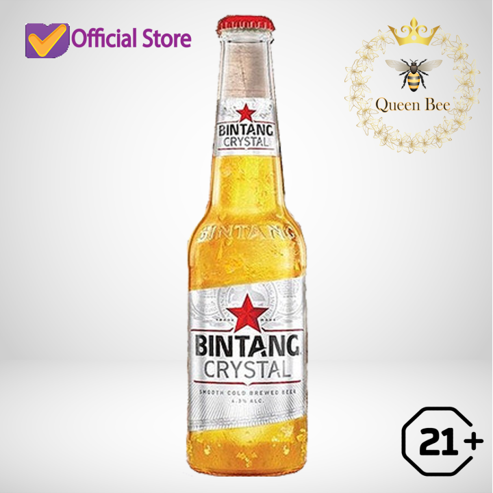 Bir Bintang Crystal Botol 24 Botol @330Ml | Lazada Indonesia