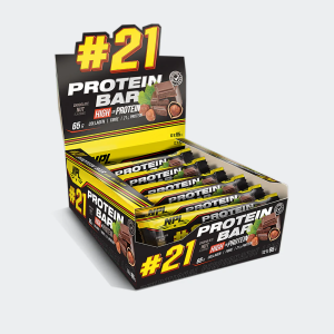 NPL #21 Protein Bar (1 BOX 12 pcs ) Halal High Protein Bar Healthy Snack Lean Low Cal & Sugar