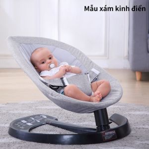 Nôi điện cho bé Nôi điện trẻ sơ sinh kết nối Bluetooth phát nhạc điều khiển từ xa+điều khiển phím