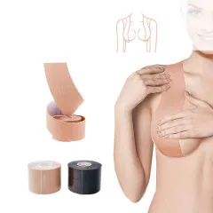 1set 5m Women Boob Tape Bras Adhesive Invisible Bra Nipple Pasties