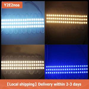 【Local shipping】 20pcs DC12V SMD 3 LED Module Injection Waterproof IP67 Decorative 2835 Hard Strip Bar Light Lamp White Red Green Blue